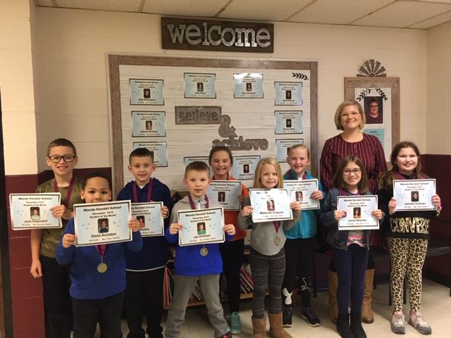Wanda Kendall Students of Month named